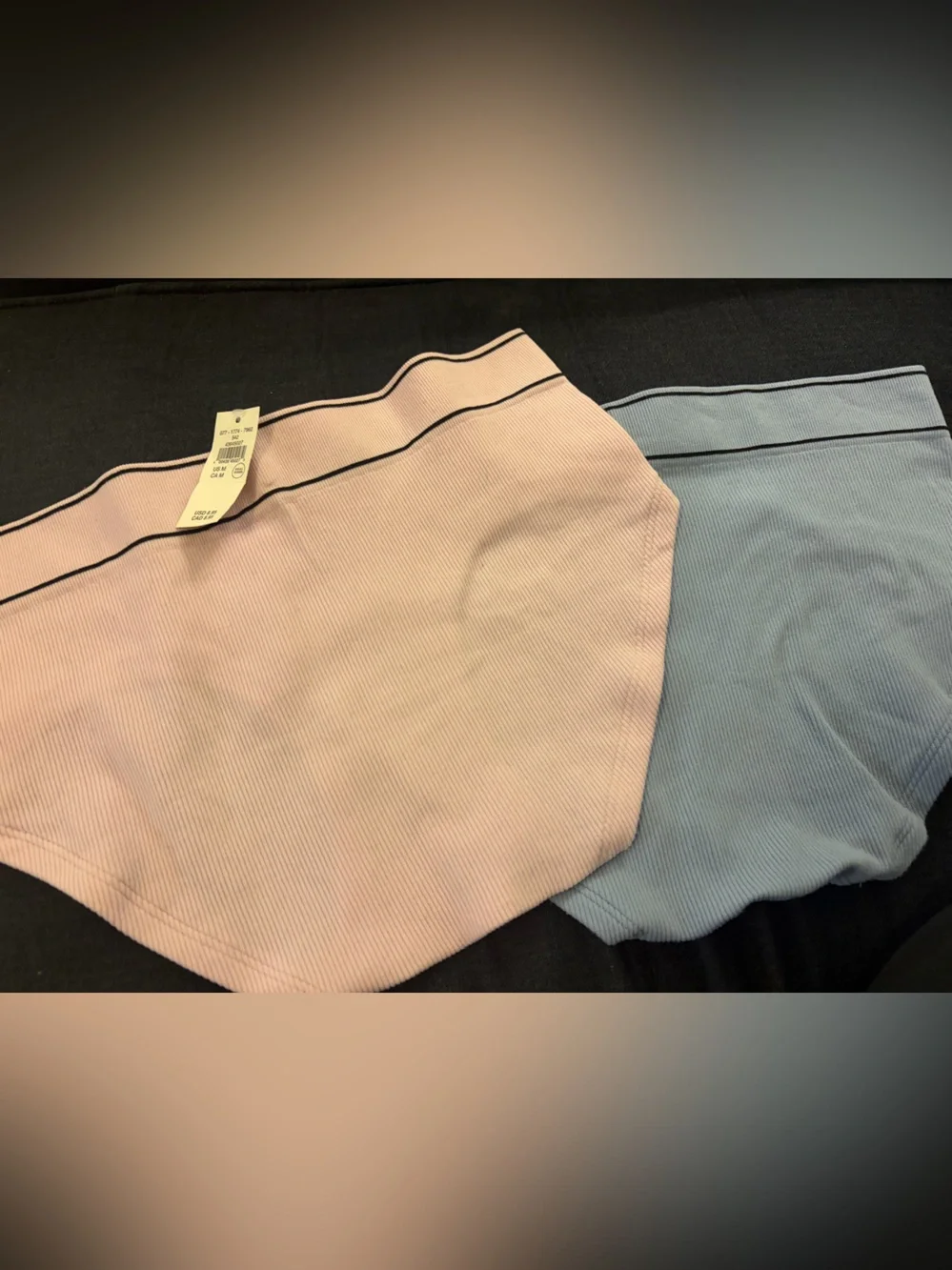 aerie Ribbed Hipster Panties - Pink & Light Blue (2-Pack)
